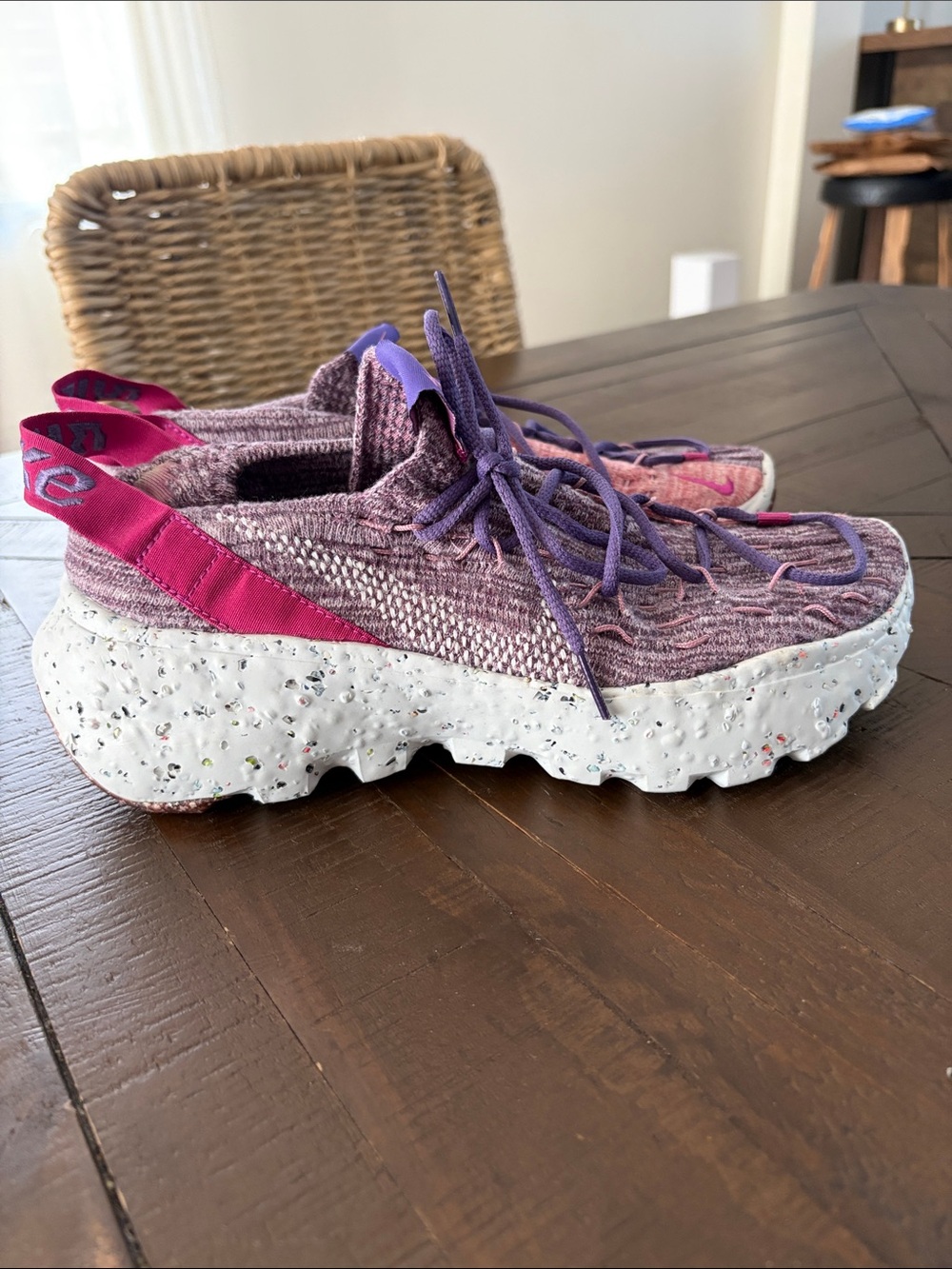 nike space hippie flyknit cactus flower womens sz 8 new